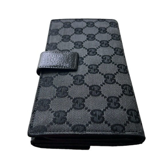 Gucci Continental Black Canvas Wallet - Picture 10 of 17